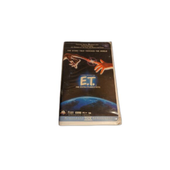 ET VHS The Extra-Terrestrial 1996 Remastered Film E.T. Clamshell Drew Barrymore - Picture 1 of 4